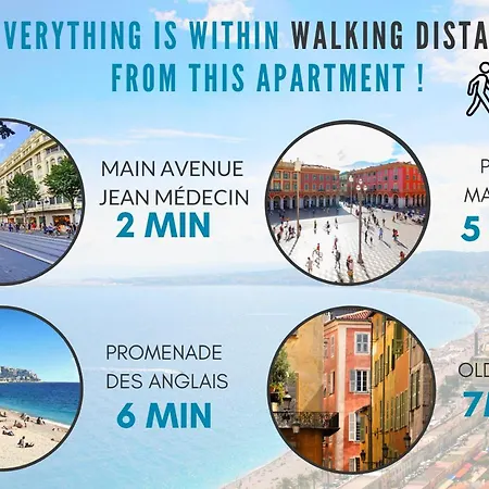 Nestor&jeeves - Alphonse Karr Terrasse - Hyper Center - Close Sea - Chic Street * نيس