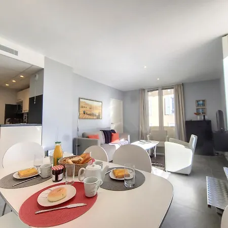 Nestor&jeeves - Alphonse Karr Terrasse - Hyper Center - Close Sea - Chic Street شقة نيس
